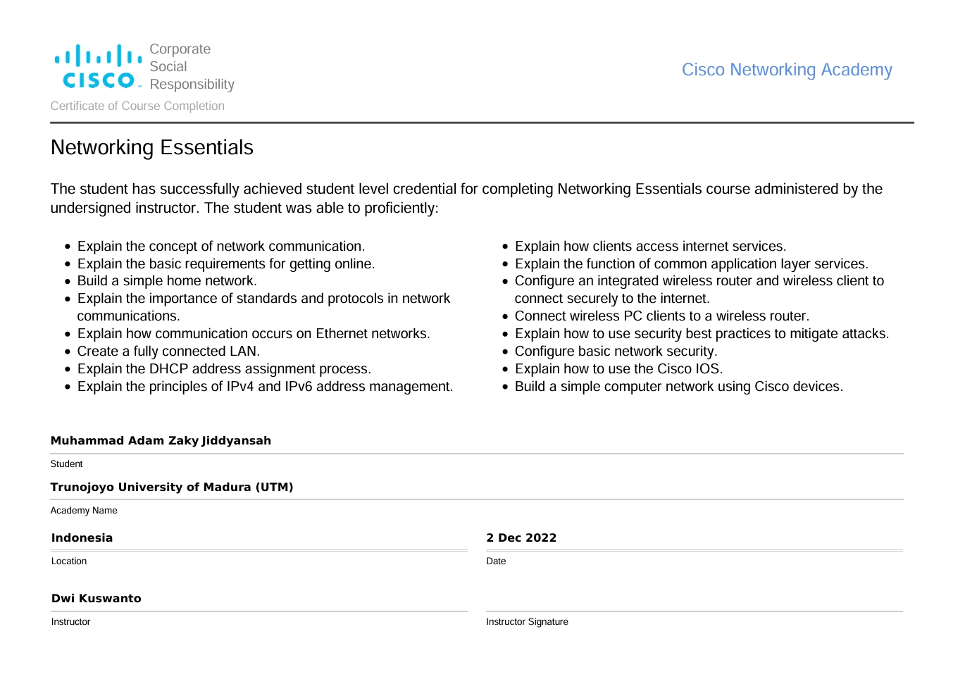 Networking Essentials